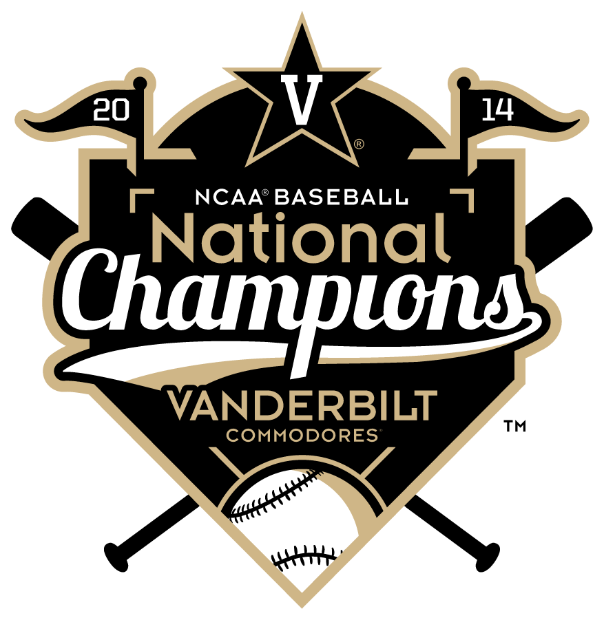 Vanderbilt Commodores 2014 Champion Logo diy DTF decal sticker